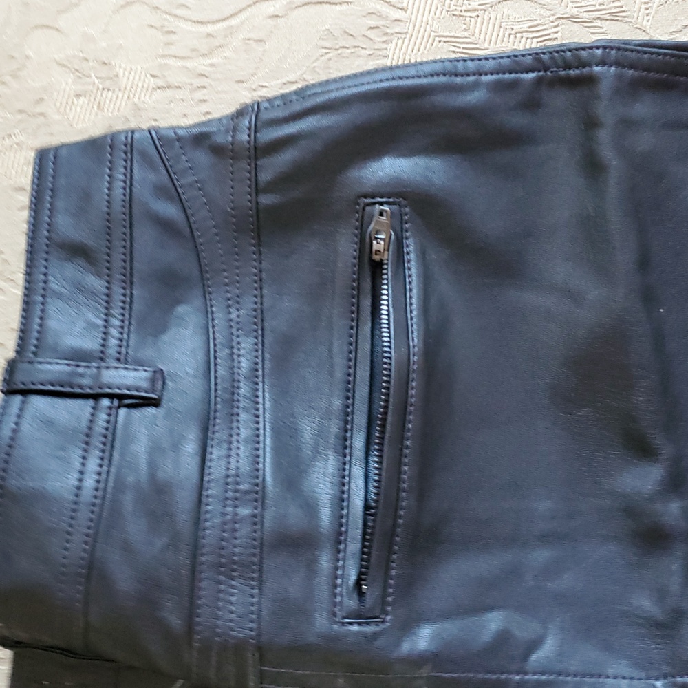 Free Pepple We The Free Rebel Vegan Leather Pants/Black - Picture 11 of 16